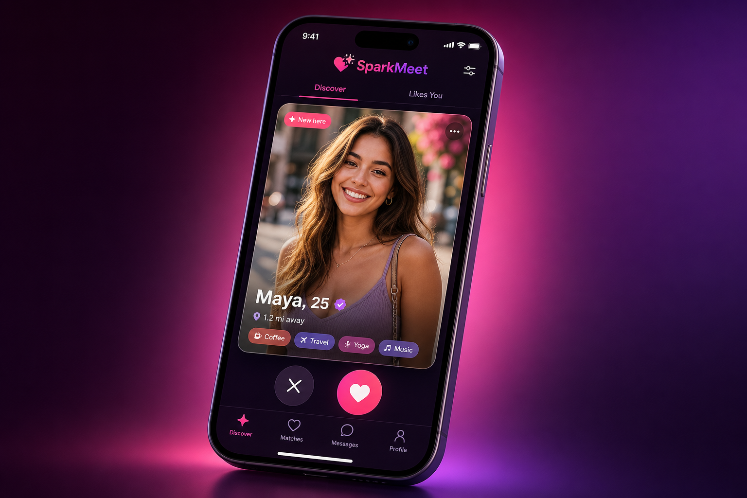 معاينة تطبيق Badoo — اكتشف، تطابق، تحدث